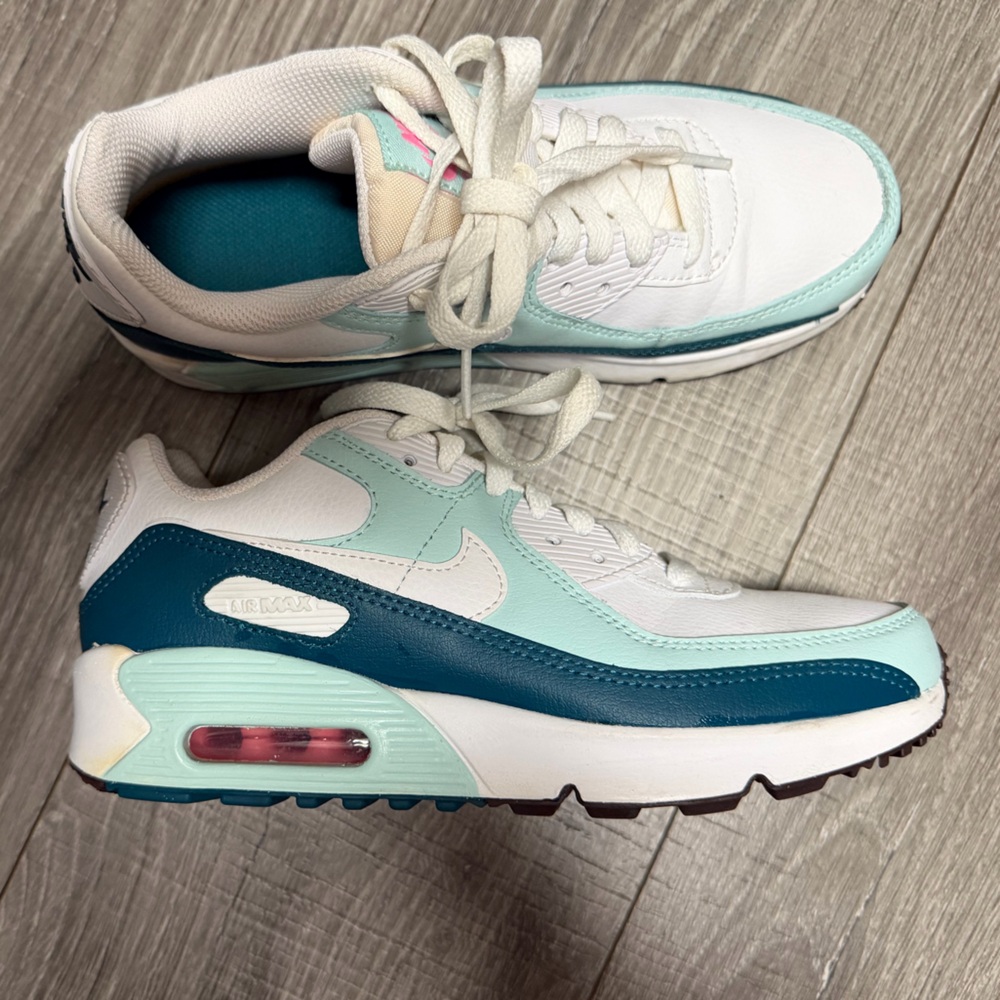 Nike Air Max Sneakers in Teal, Mint, Pink & White